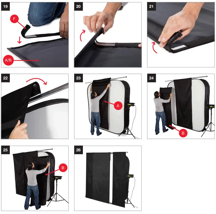 Manfrotto LL LB8967 HiLite 1.8 x 2.15m Shapers and Masks-6