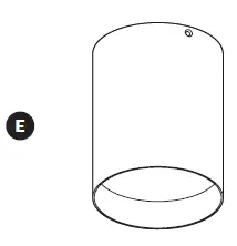 artika FM-RDC-BL Radius LED Flush Mount Light-5