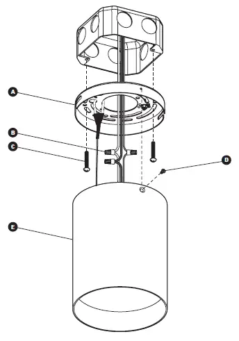 artika FM-RDC-BL Radius LED Flush Mount Light-8