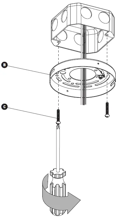 artika FM-RDC-BL Radius LED Flush Mount Light-9