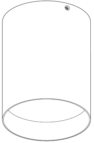 artika FM-RDC-BL Radius LED Flush Mount Light