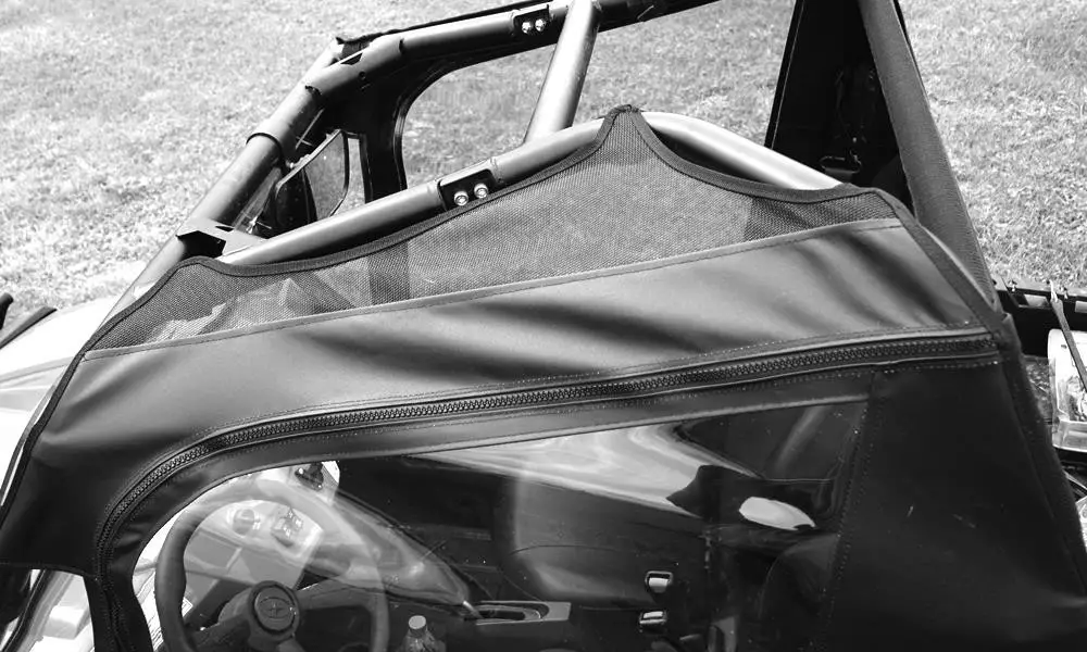 FALCON RIDGE PO RZR DRW01 Polaris RZR 800 900 Soft Door Rear Window Combo - SOFT DOORS 4