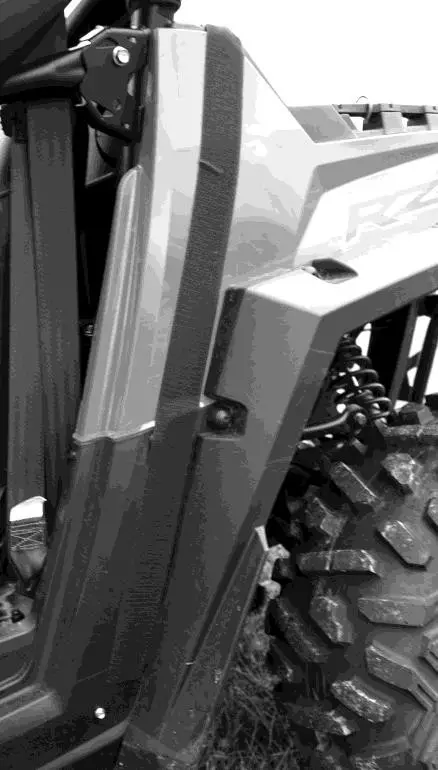 FALCON RIDGE PO RZR DRW01 Polaris RZR 800 900 Soft Door Rear Window Combo - SOFT DOORS 7