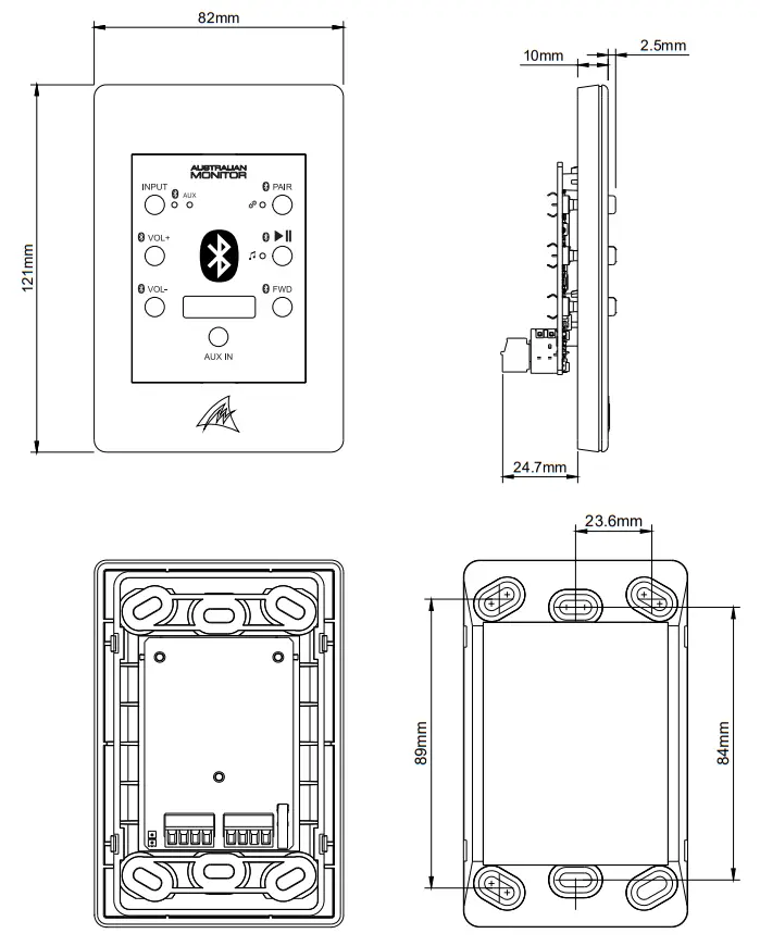 AUSTRALIAN MONITOR WPBT Bluetooth Audio Receiver-fig6