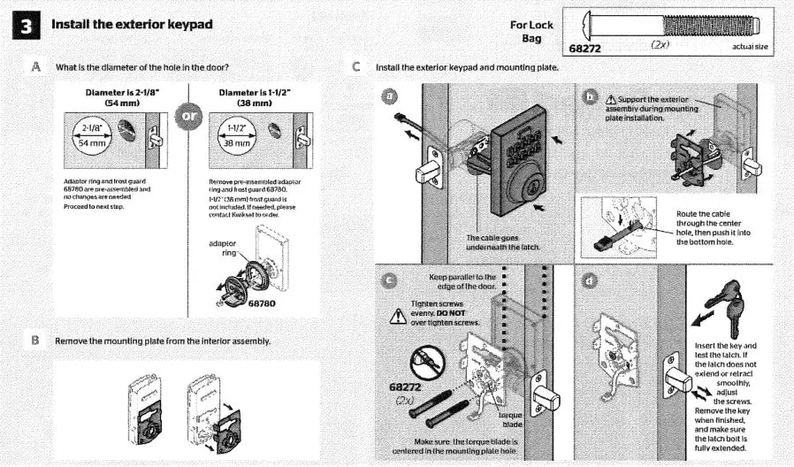 kwikset HomeConnect 620 - Installation 2