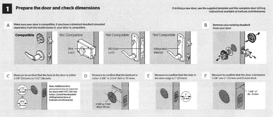 kwikset HomeConnect 620 - Prepare