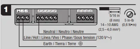 LUTRON PRO LED+ Phase Adaptive Power - Line Voltage Wiring