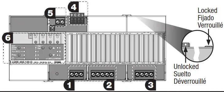 LUTRON PRO LED+ Phase Adaptive Power -Numbered