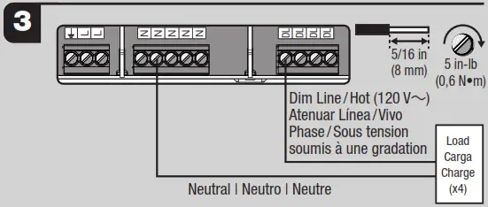 LUTRON PRO LED+ Phase Adaptive Power - Zone Wiring