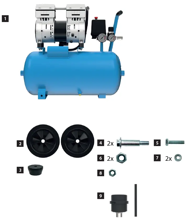 Gude-AIRPOWER-150-8-24-Silent-Compressor-fig-1