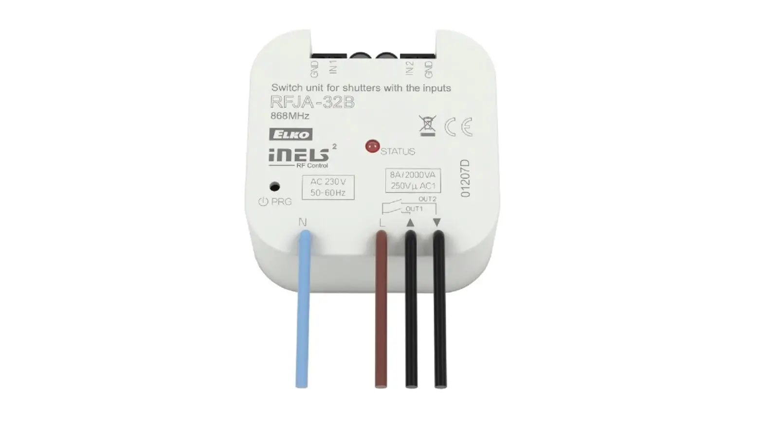 Inels Rfja-32b-sl Switch Unit For Shutters Instruction Manual Inels Rfja-32b-sl Switch Unit For Shutters Instruction Manual