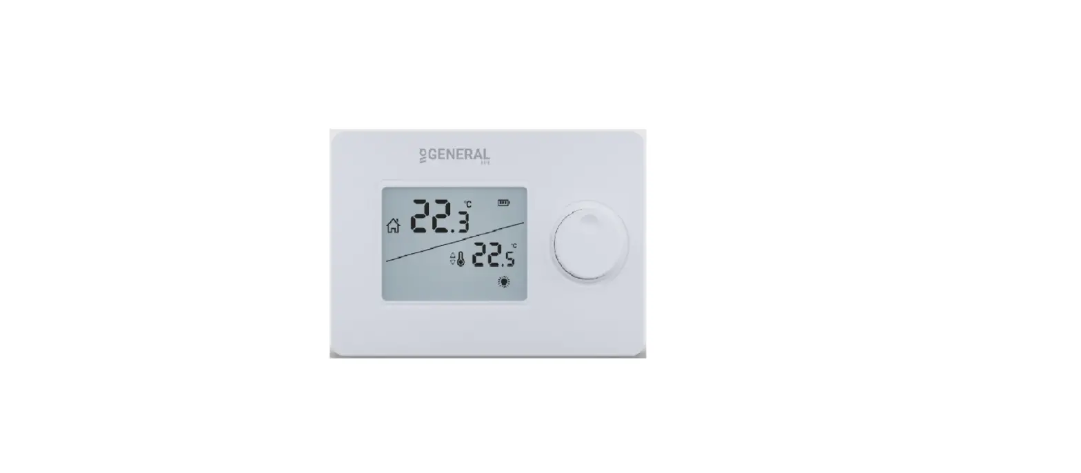 General Ht250s Rf Digital Room Thermostat User Manual