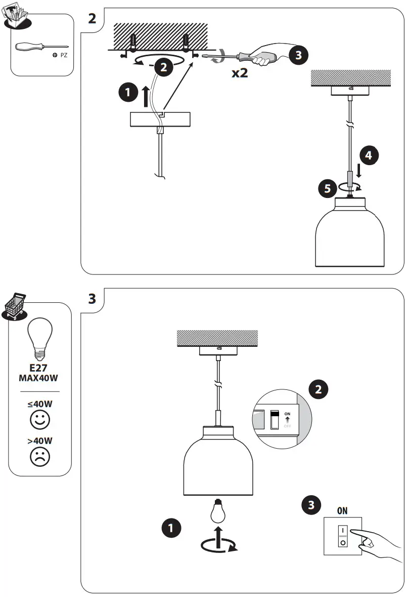 LEROY MERLIN 11809371 Inspire Tonka Pendant - Figure 5