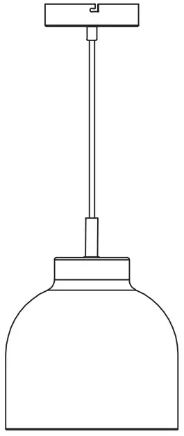 LEROY MERLIN 11809371 Inspire Tonka Pendant