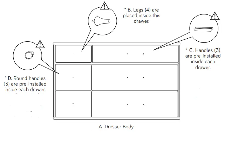 babyletto 9016 Lolly 6 Drawer Double Dresser-FIG2