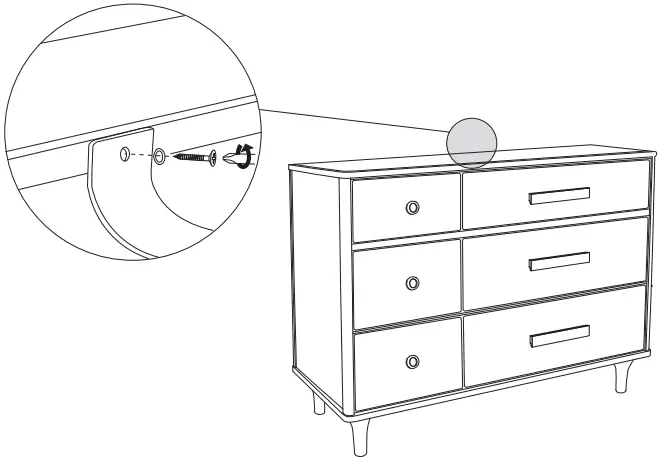 babyletto 9016 Lolly 6 Drawer Double Dresser-FIG9