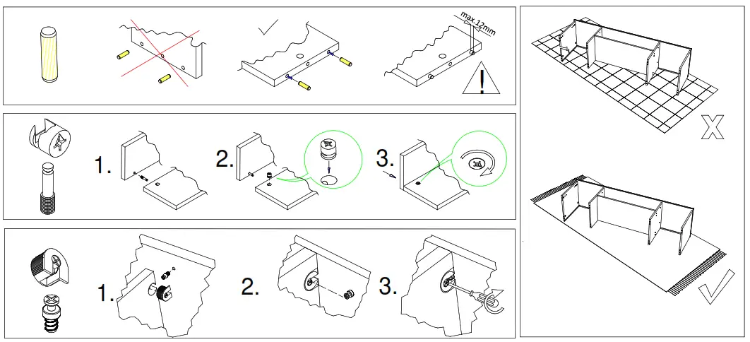 DEDEMAN Pantofar Buseto 2K, Artisan stejar, 67.4 x 34.8 x 195 cm - fig3