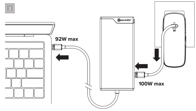 ALOGIC DV3 Universal Triple Display Docking Station - overview 2