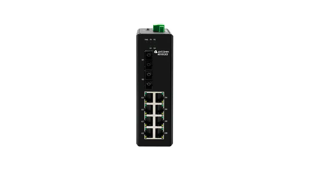 Avcomm 4010gx2 8+2g 1000m Unmanaged Ethernet Switch Installation Guide