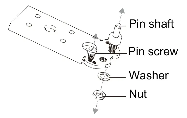 CHiQ CTM348NW2 Top Mount Frost Free Fridge - Door reversal instruction 4