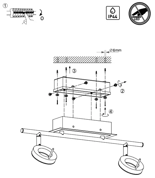 Paul Neuhaus 6781 LED Ceiling Spotlight - 2