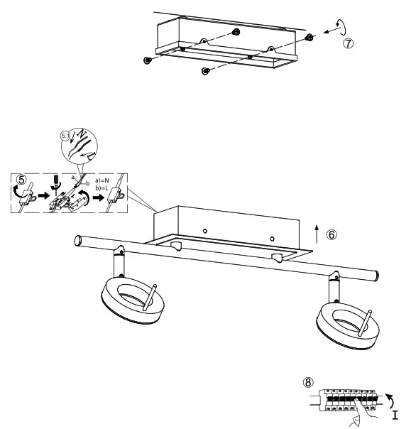 Paul Neuhaus 6781 LED Ceiling Spotlight - 3