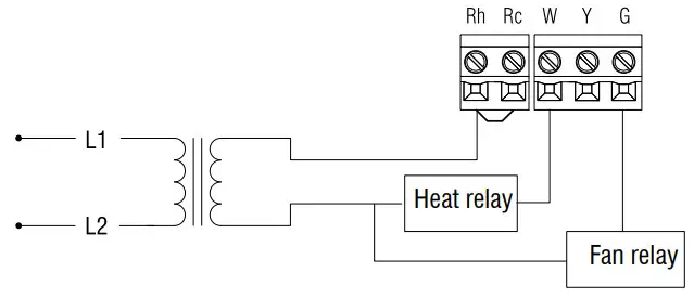 Honeywell RTH230B Thermostat - 3-wire Heating