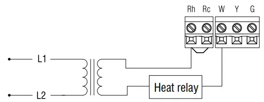 Honeywell RTH230B Thermostat - wire Heating