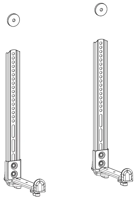 LASER TVB LSB49 BK Universal Soundbar Bracket