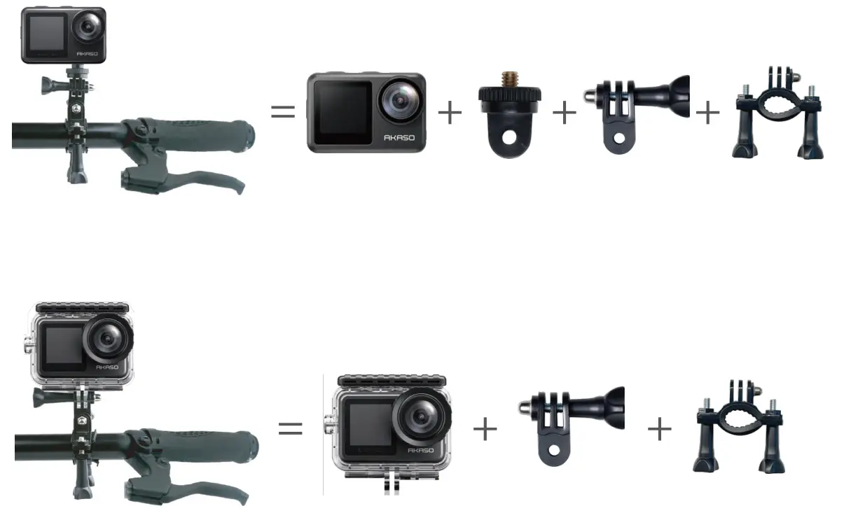 AKASO BRAVE 7 LE V17 Action Camera - parts 1
