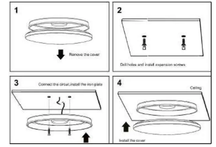 nita smart NT01101 Star Ceiling Light - Figure 1