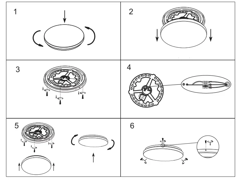 nita smart NT01101 Star Ceiling Light - Figure 2