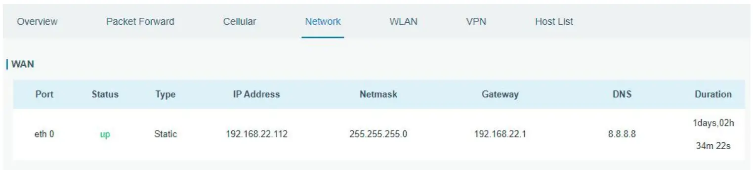 Configure the Ethernet Connection
