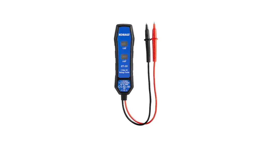 Kobalt Et-20 2-way Ac Voltage Tester Instruction Manual Kobalt Et-20 2-way Ac Voltage Tester Instruction Manual