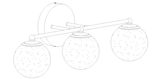 ZEVNI-A04406-Mordy-22-Inch-Wide-Brass-Vanity-Light-1