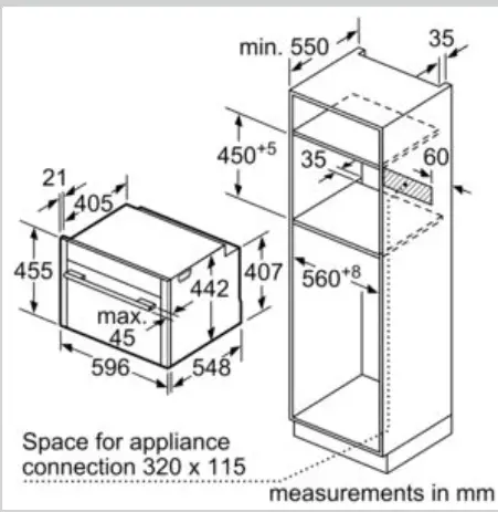 NEFF C17FS32H0B N 90 Built-In Compact Oven - 2