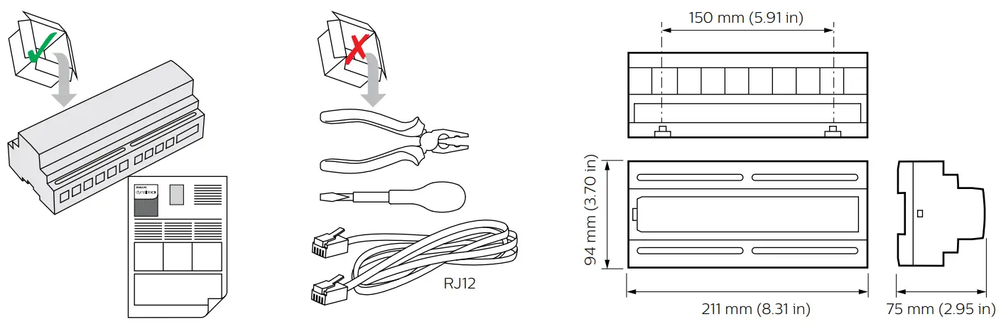 PHILIPS DDPB22 RJ12 Network Junction Box -fig1
