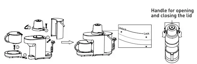 Joyoung L12-Y521-DE01 Hands-Free Washing Blender 2