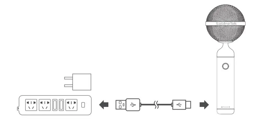 SABINETEK K020 Bluetooth Karaoke Microphone Instruction 03