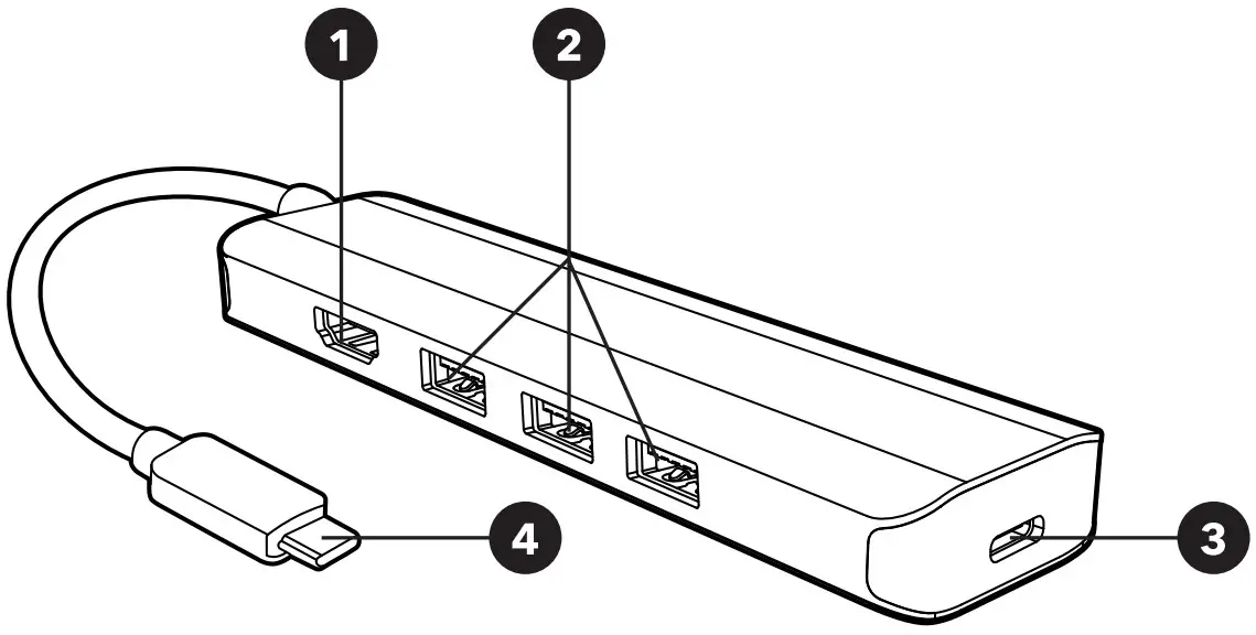 alza power APW HCA58KY USB C Hub - OVERVIEW