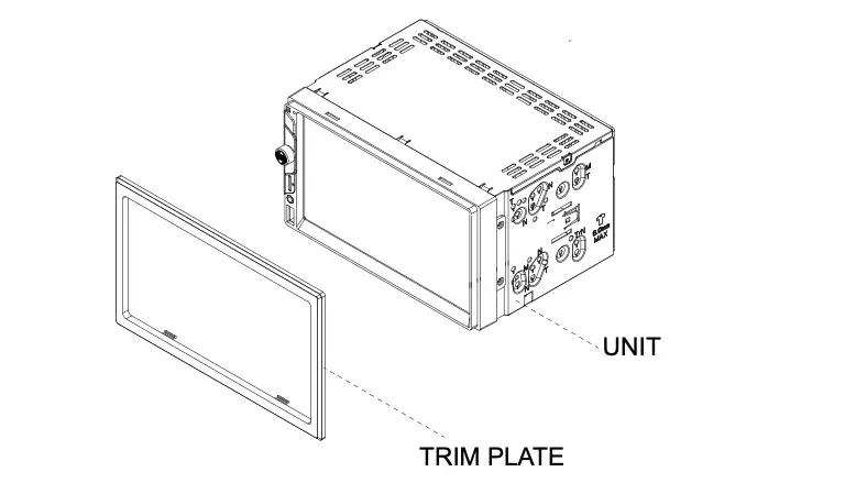 TYPICAL FRONT-LOAD DIN MOUNTING METHOD