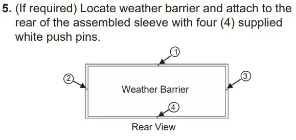 GE APPLIANCES RAB24 Standard Steel Wall Sleeve Instruction Manual - Assemble Wall Sleeve