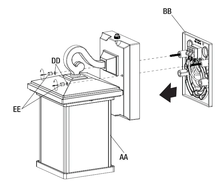 FEIT-Electric-LAN11SQ-SYNC-BZ-120V-Bronze-Square-Decorative-Lantern-fig-3