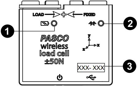 PASCO PS-3216 Wireless Load Cell and Accelerometer A1