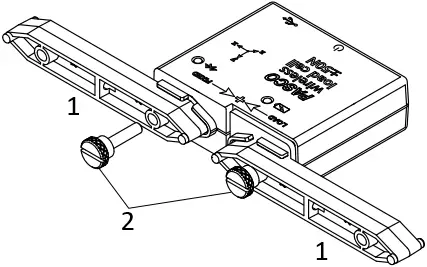 PASCO PS-3216 Wireless Load Cell and Accelerometer A5