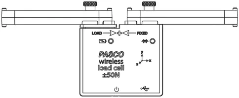 PASCO PS-3216 Wireless Load Cell and Accelerometer B2