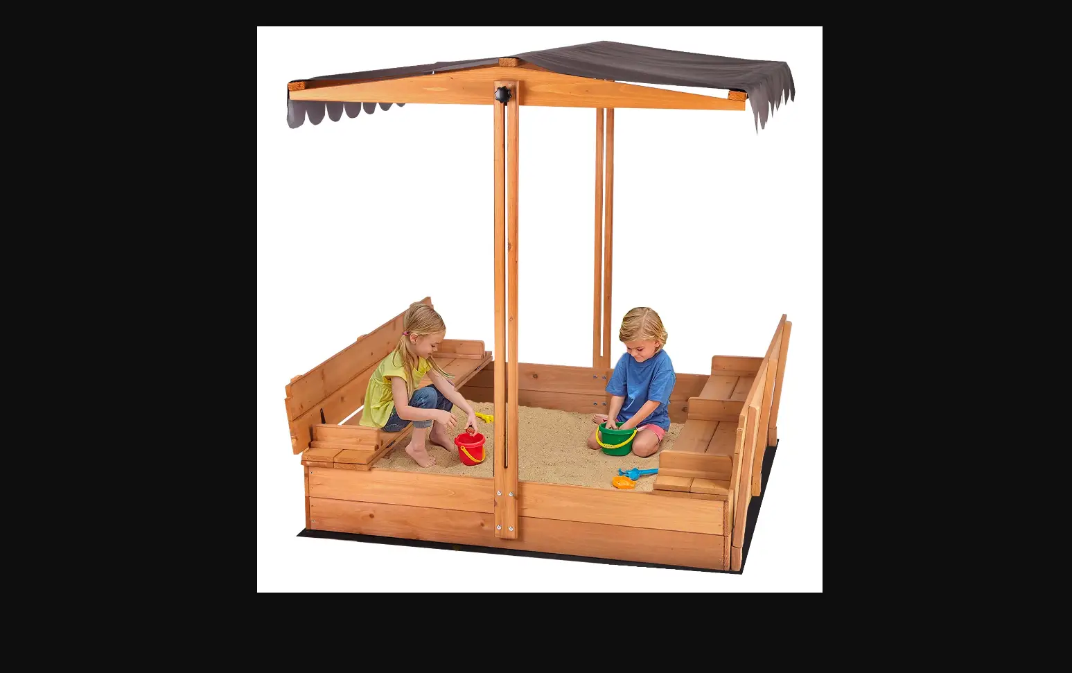 Aivituvin Sky2609 Kids Wooden Outdoor Sandbox Instructions