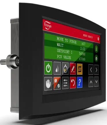 fireye NXD410TS Touchscreen Display-fig2