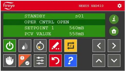 fireye NXD410TS Touchscreen Display-fig8
