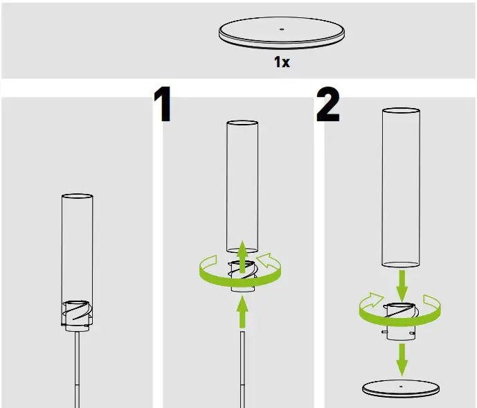 hofats Spin Base Table Fire - Product Overview 1